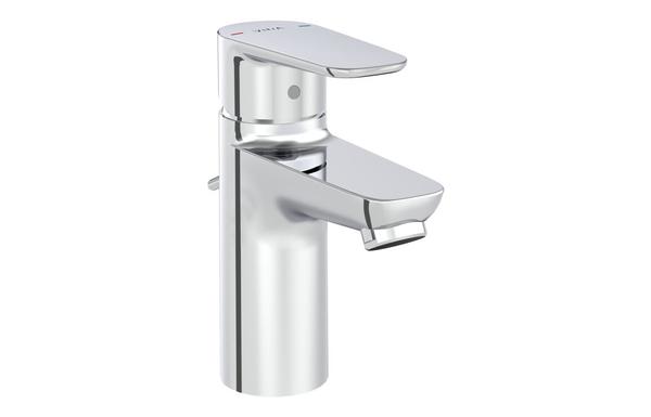 VitrA Flow Soft Basin Mixer w/Waste Lever - Chrome
